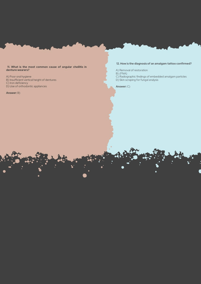 Oral Pathology Full Guide With 150 Clinical Case Questions Explained