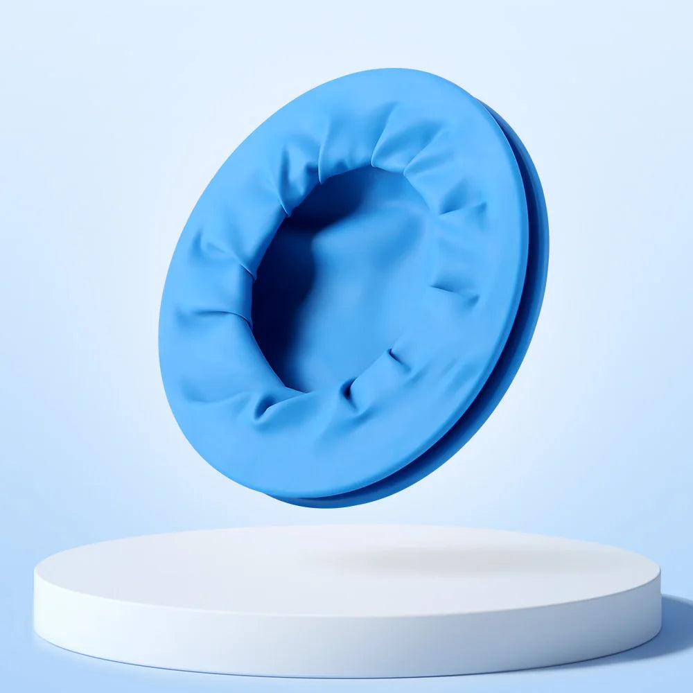 Set of 10 Oral Cheek Rubber Barrier Openers in White/Blue