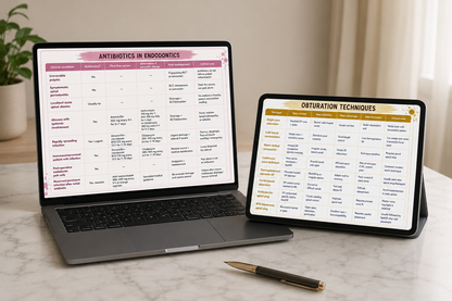 Endodontics Explained Through Tables