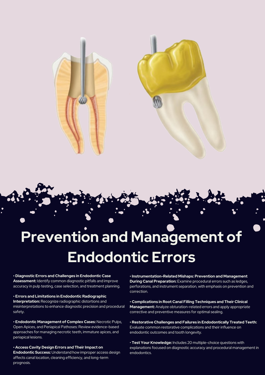 Prevention and Management of Endodontic Errors