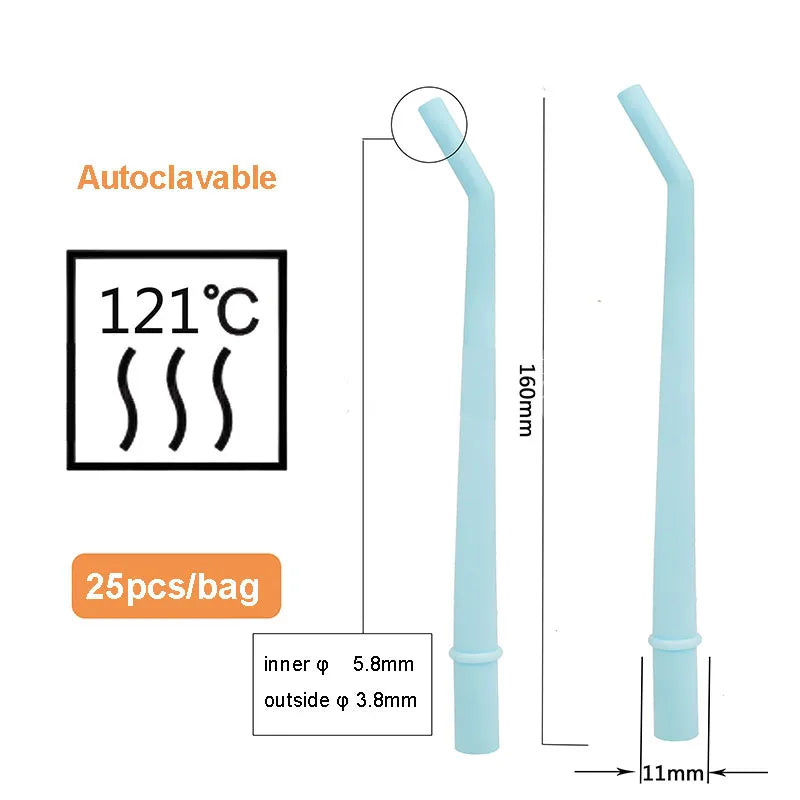 Dental Autoclavable Strong  Suction Tips