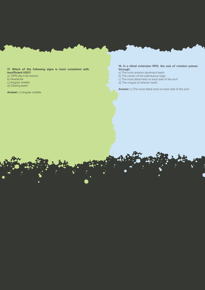 Prosthodontics Guide PDF