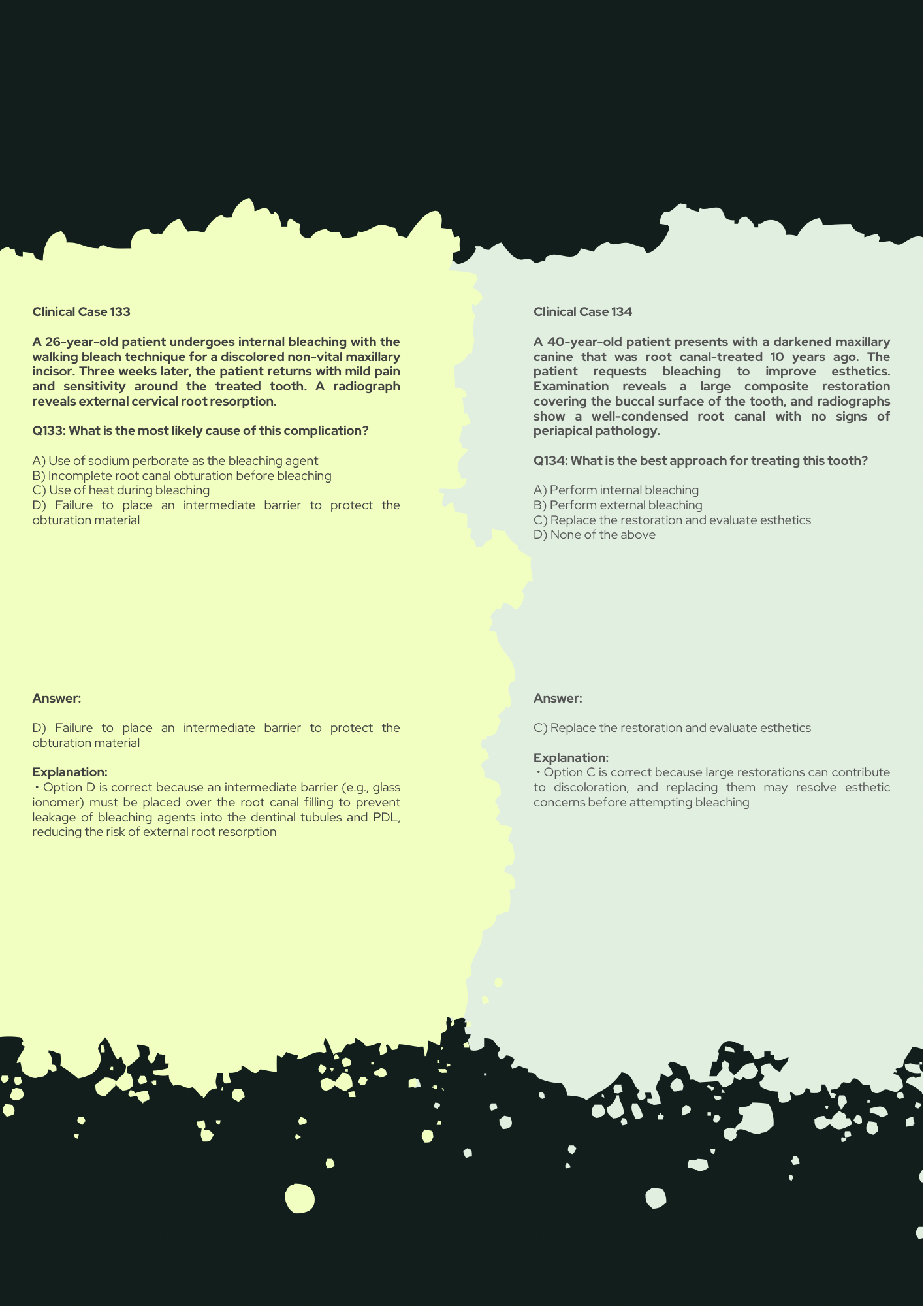 Operative Dentistry Guide PDF With Clinical Scenario Questions Explained