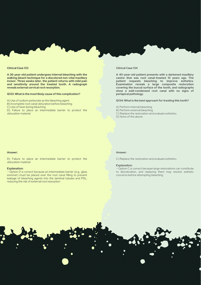 Operative Dentistry Guide PDF With Clinical Scenario Questions Explained