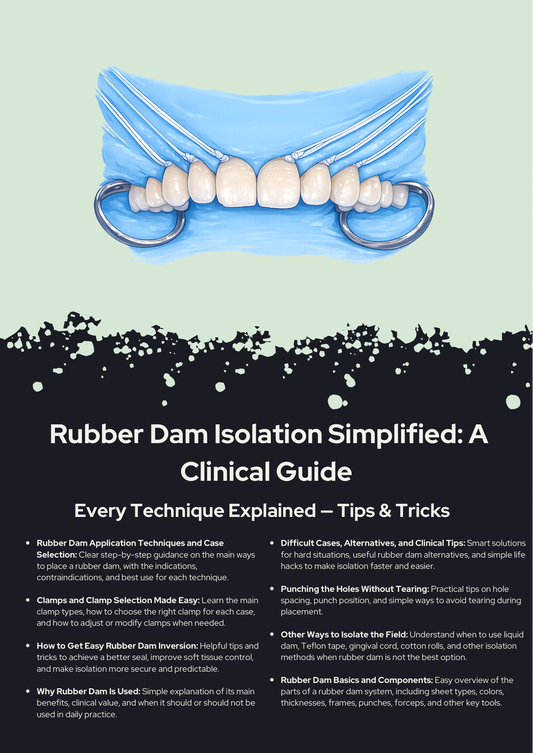 Rubber Dam Isolation Simplified: Every Technique Explained with Clinical Tips and Tricks — PDF Guidebook