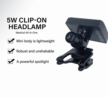 5W Wireless LED Headlight With Clip