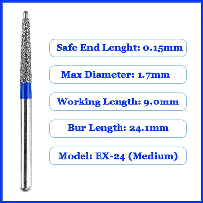 Pin Preparation Safe-End Bur