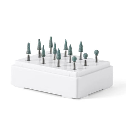 Stone Grinder White/Green Polishing Burs