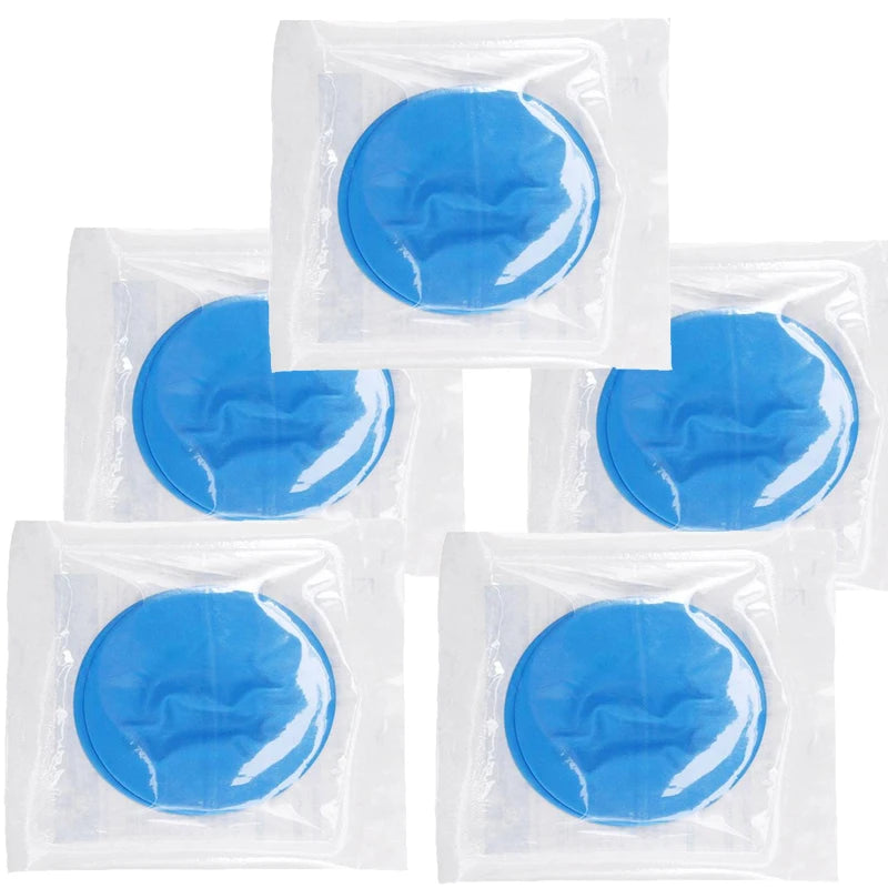 Dental Sterile Mouth Opener - Set of 5 Oral Cheek Rubber Barrier Openers in White/Blue