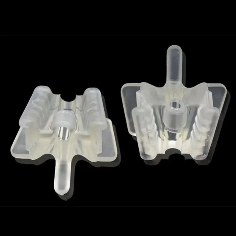 5pcs Silicone Bite Blocker With Suction Tip Support