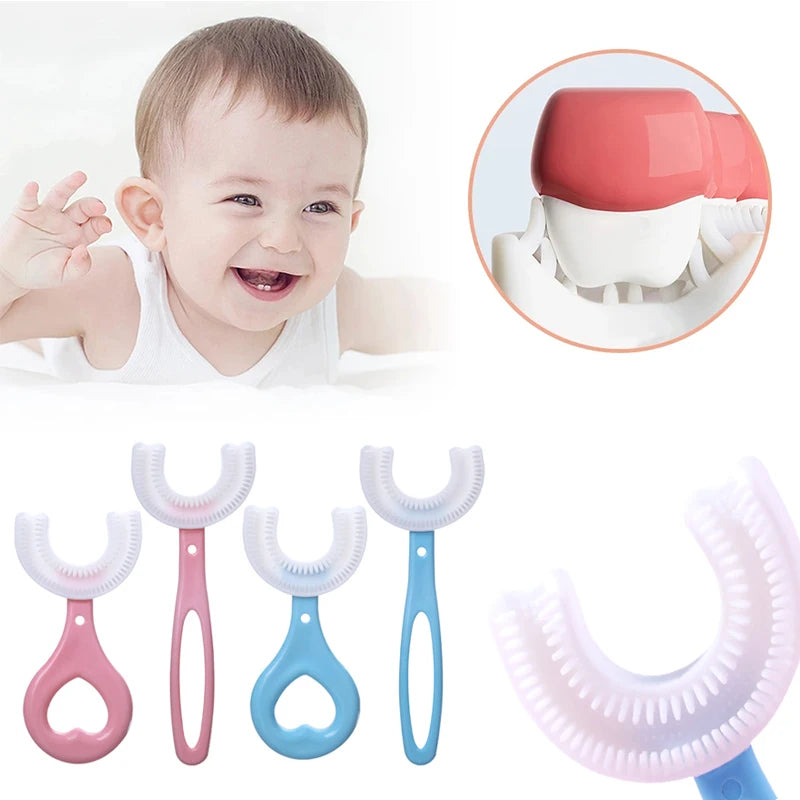 Children U-Shape Toothbrush 360-Degree.