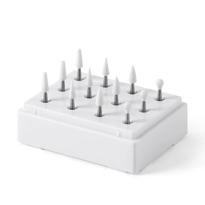 Stone Grinder White/Green Polishing Burs