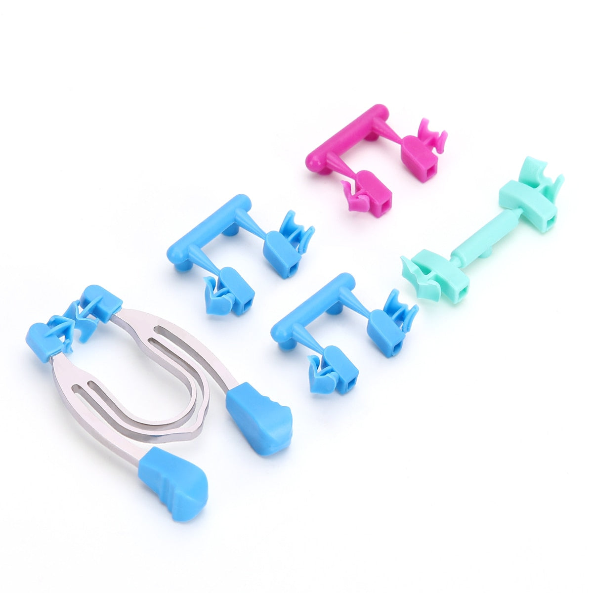 Dental Matrix Sectional Contoured Metal Spring Clip Rings Clamps Wedges.