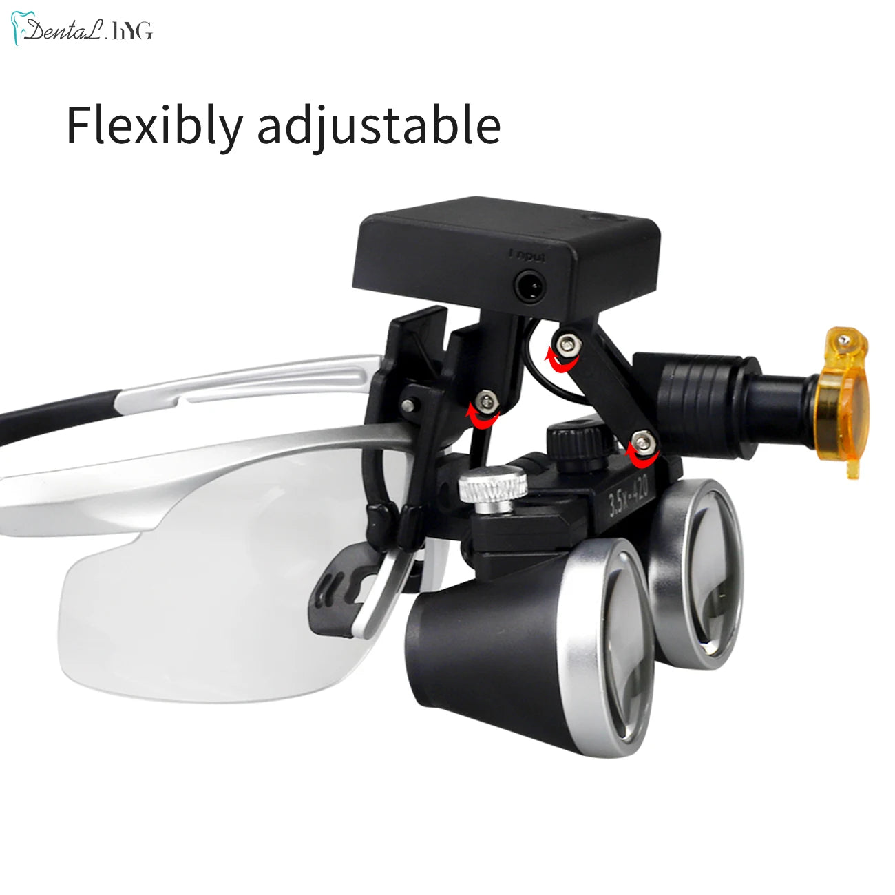 Dental Loupes With LED HeadLight 2.5/3.5x Magnification