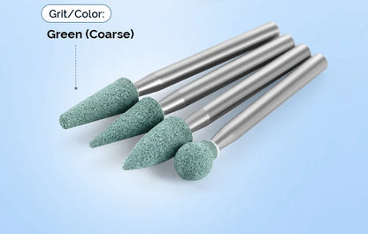 Stone Grinder White/Green Polishing Burs