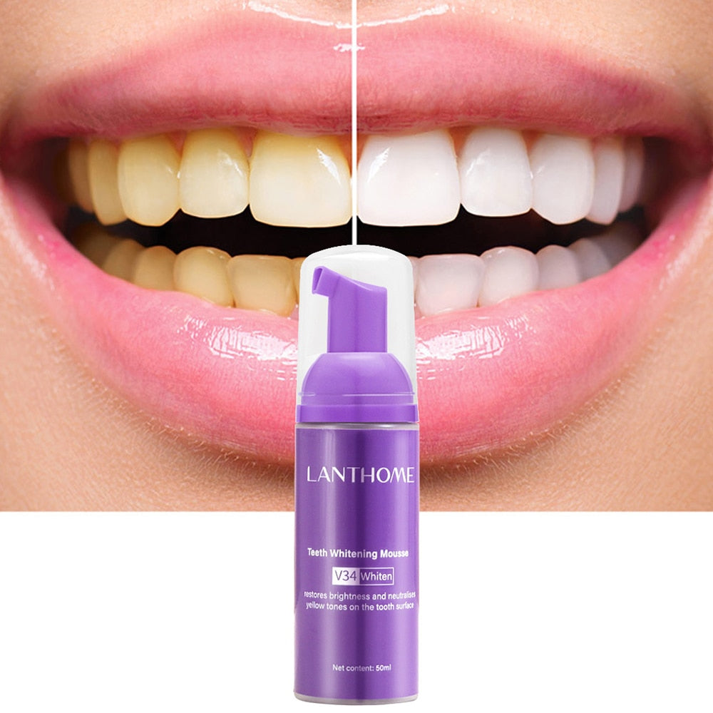 Toothpaste Mousse V34 Teeth Cleaning Whitening