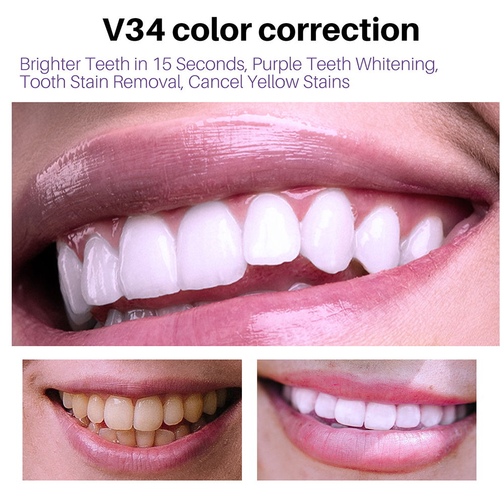 Toothpaste Mousse V34 Teeth Cleaning Whitening