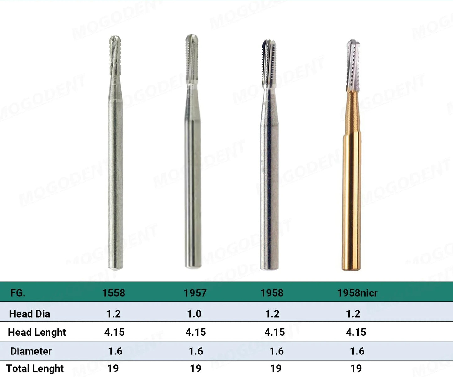 Transmetal Cutting Burs