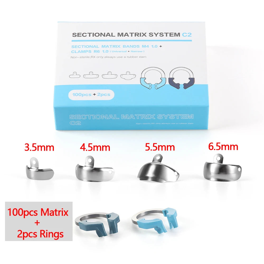 Sectional Contoured Matrix System with NiTi Clamping Ring