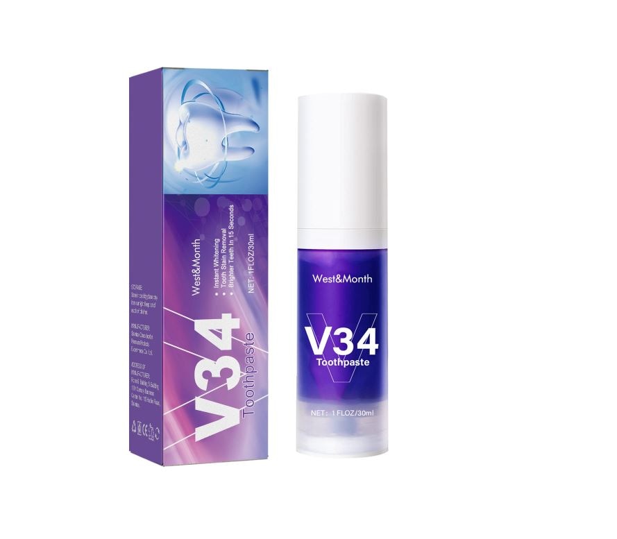 Toothpaste Mousse V34 Teeth Cleaning Whitening