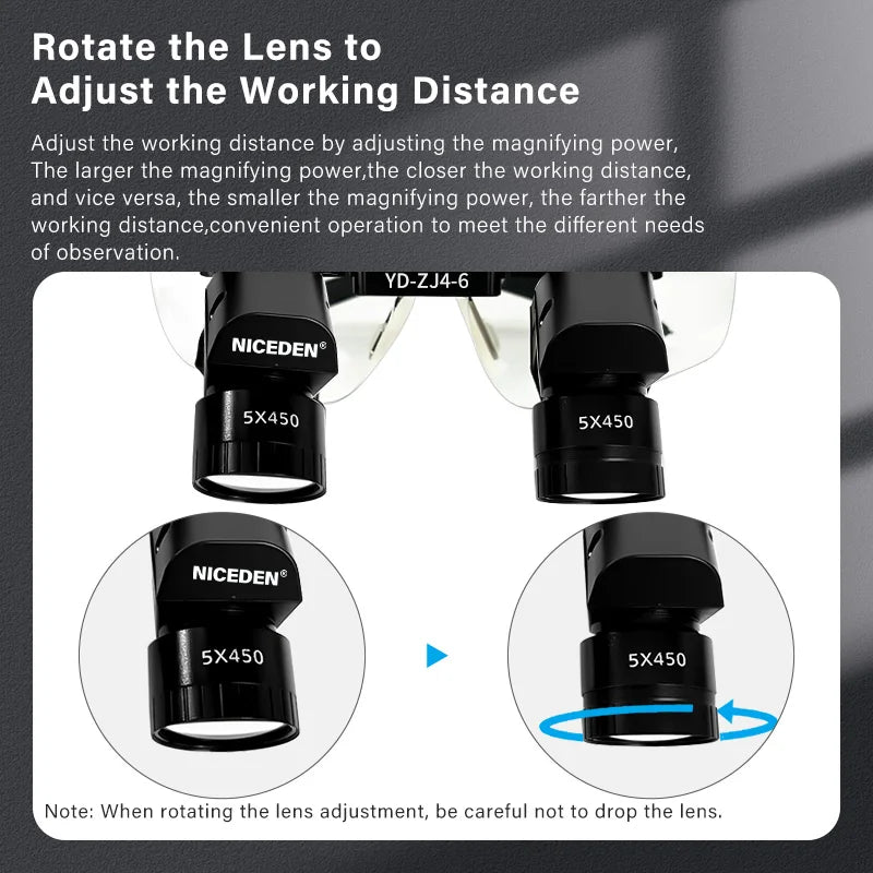 Ergo loupes 5x with Led Light 5w