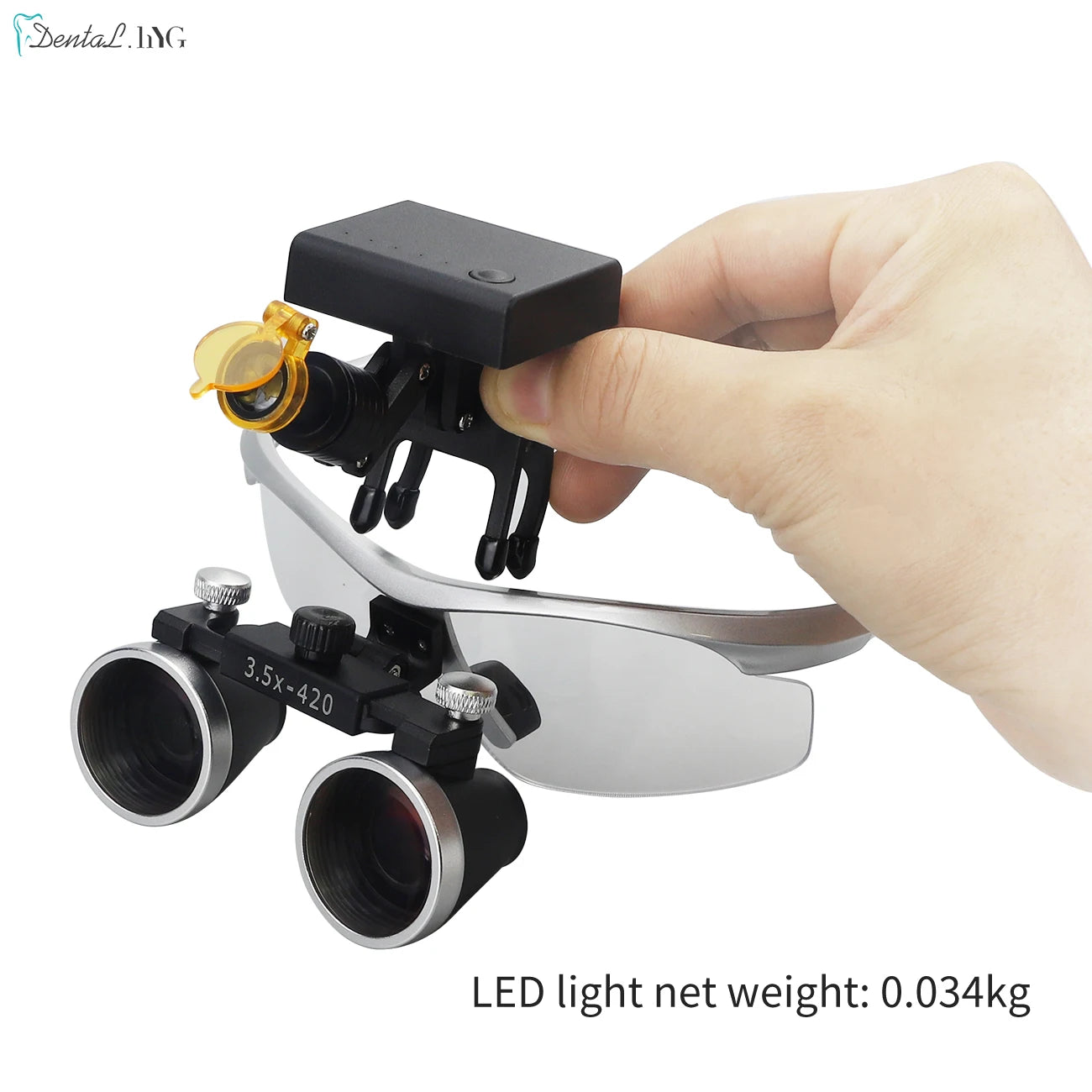 Dental Loupes With LED HeadLight 2.5/3.5x Magnification